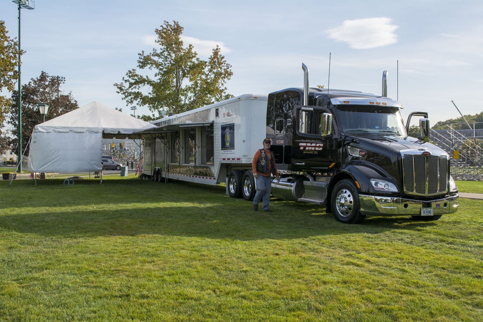 TMC Transportation Has Honor of Pulling the Wall That Heals