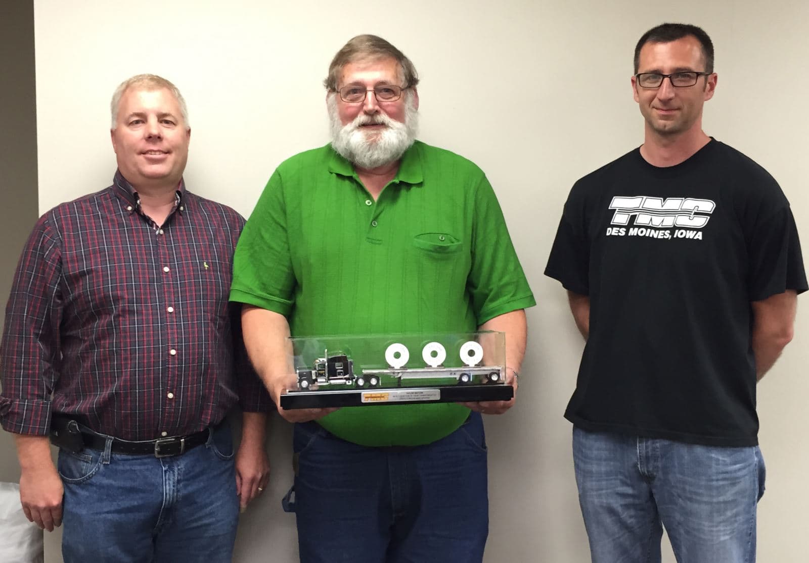 Description: PublicRelations:DRIVER AWARD PROGRAMS:Million Mile:2015 NEW MILLION MILE AWARDS:Dick Wyatt 3M.jpeg