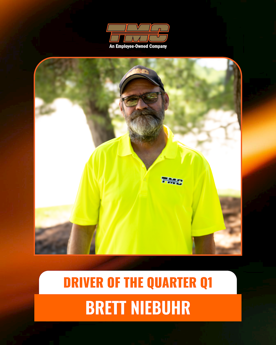 Brett Niebuhr, Driver of the Quarter