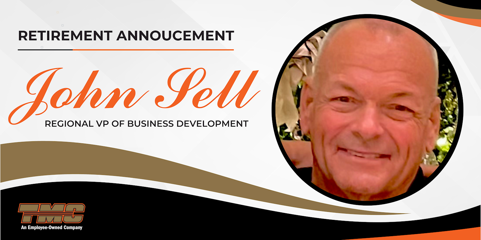 John Sell Retirement Banner