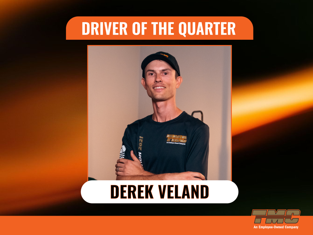 Driver of the Quarter Derek Veland