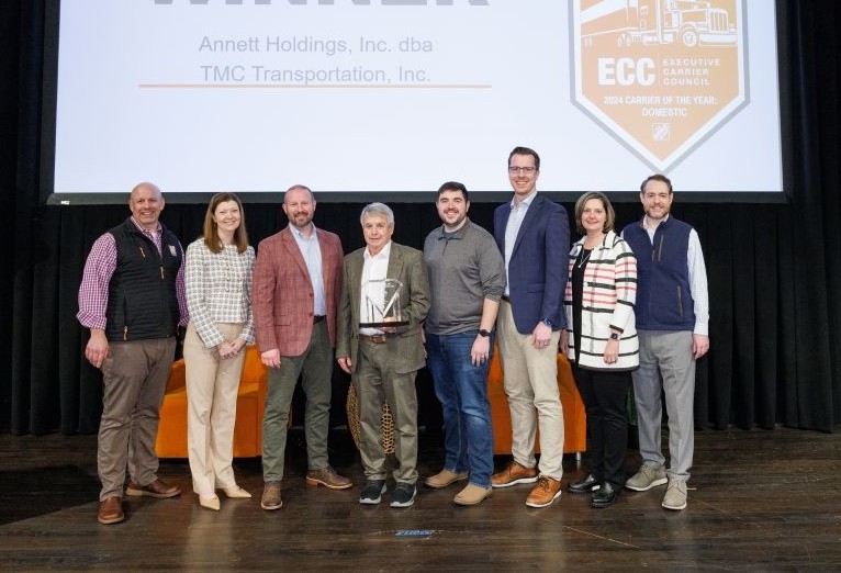 TMC representatives at the award ceremony
