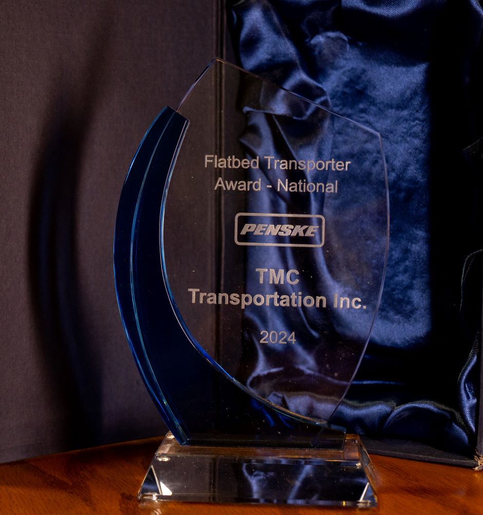 TMC Wins Flatbed Transporter - National Award from Penske Logistics
