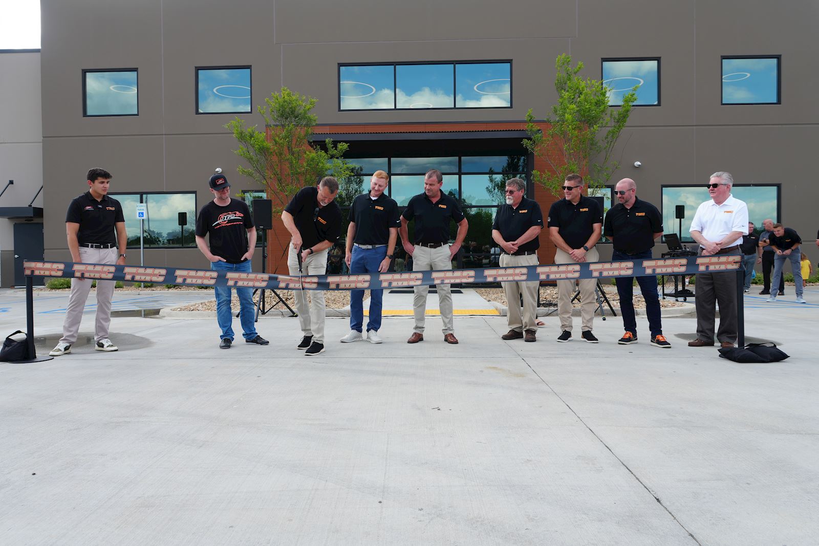 Ribbon cutting at the new Columbia terminal