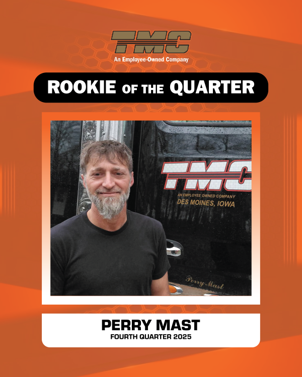 Rookie of the Quarter, Perry Mast