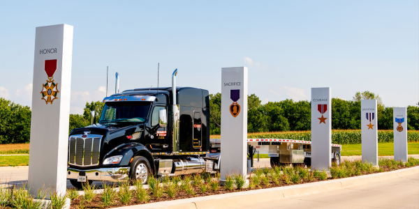 Truck at Veteranss Park