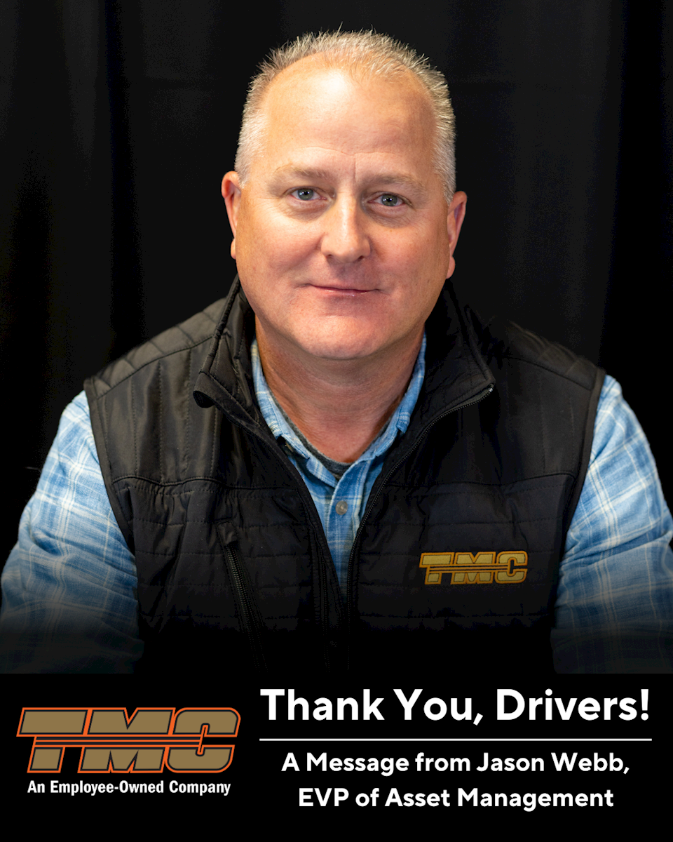 Thank You to Our Drivers: A Message from EVP of Asset Management, Jason Webb