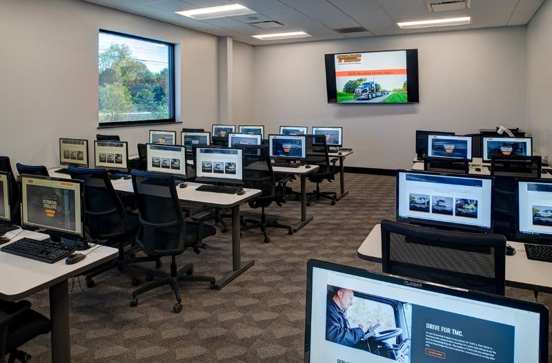 TMC's CDL training classroom