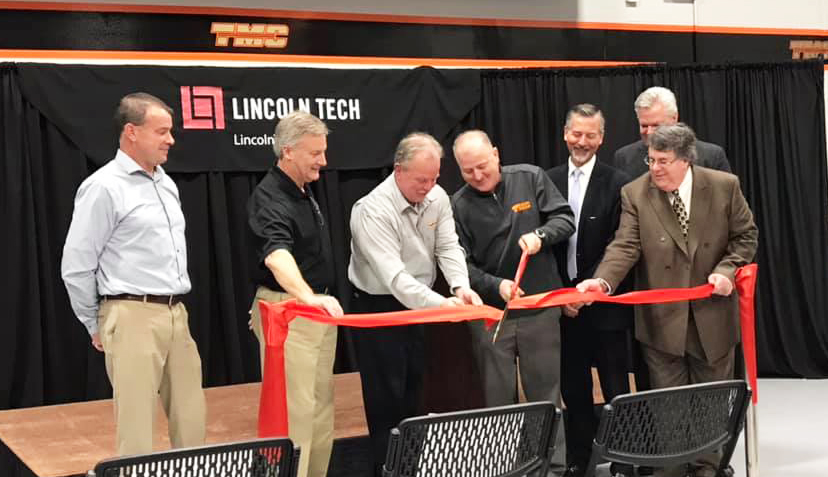 Ribbon Cutting Education Sponsorship Diesel Tech Training Students Campus