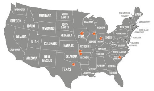 Locations Map